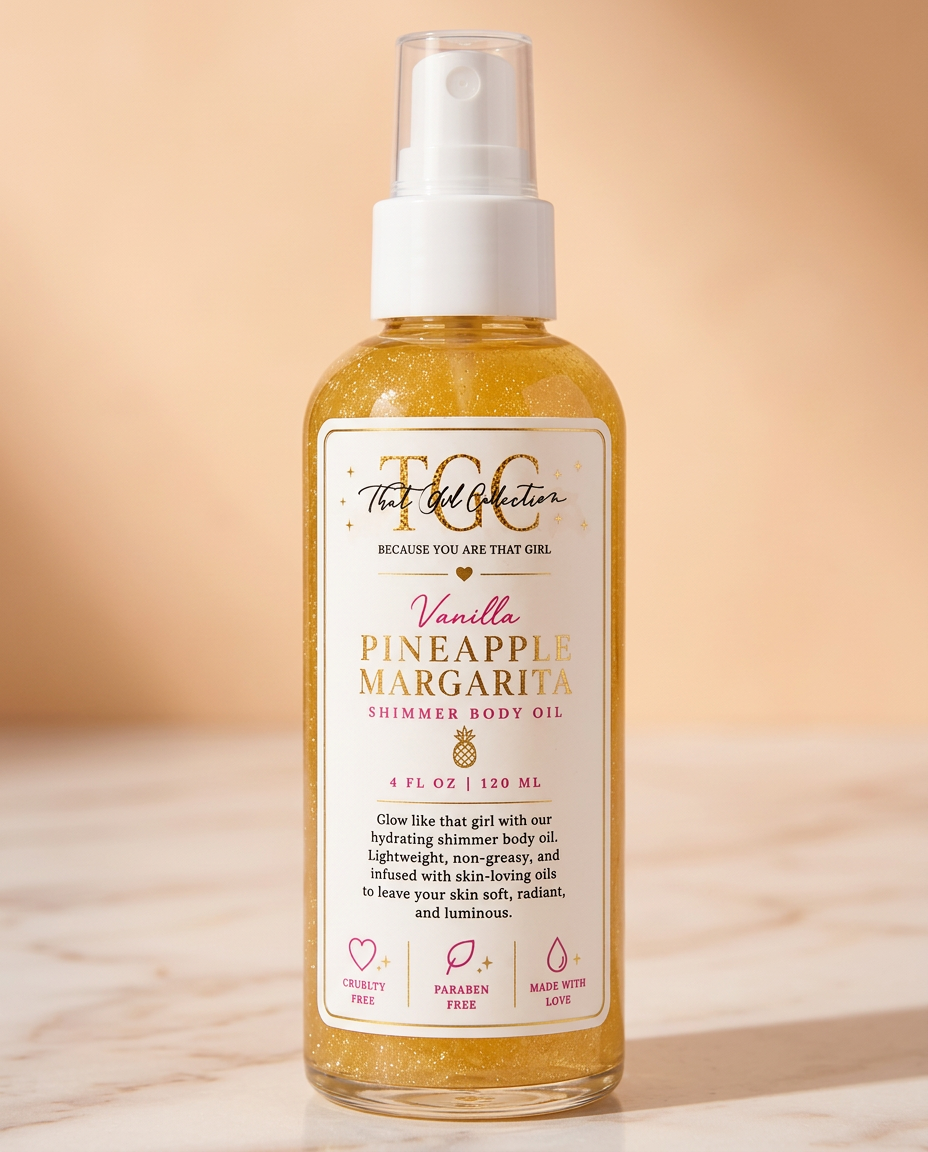 Vanilla Pineapple Margarita Shimmer Body Oil